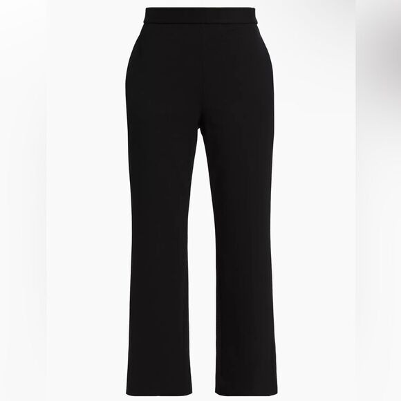 Theory NWT Pull On Straight Leg Pants in Black Size 8 MSRP $215 - Picture 3 of 9